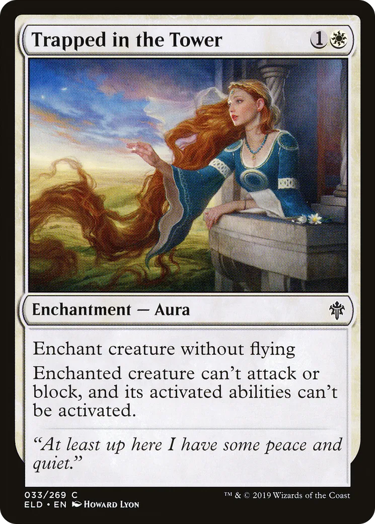 Prisonnière de la tour — Throne of Eldraine — Magic: The Gathering