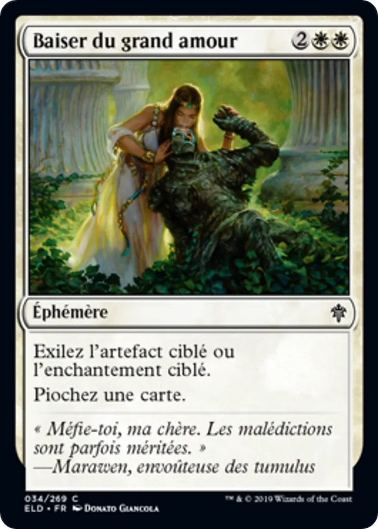 Baiser du grand amour — Throne of Eldraine — Magic: The Gathering