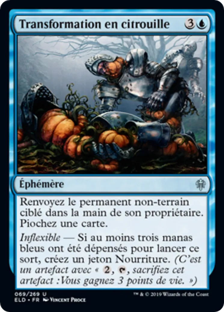 Transformation en citrouille — Throne of Eldraine — Magic: The Gathering