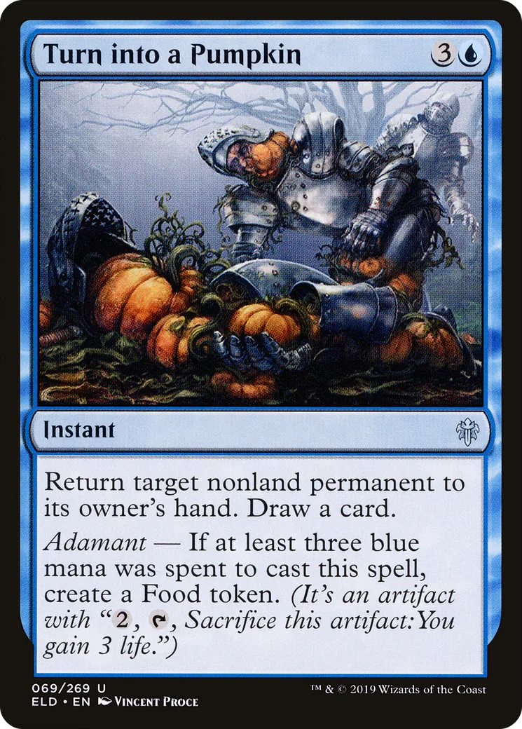 Transformation en citrouille — Throne of Eldraine — Magic: The Gathering