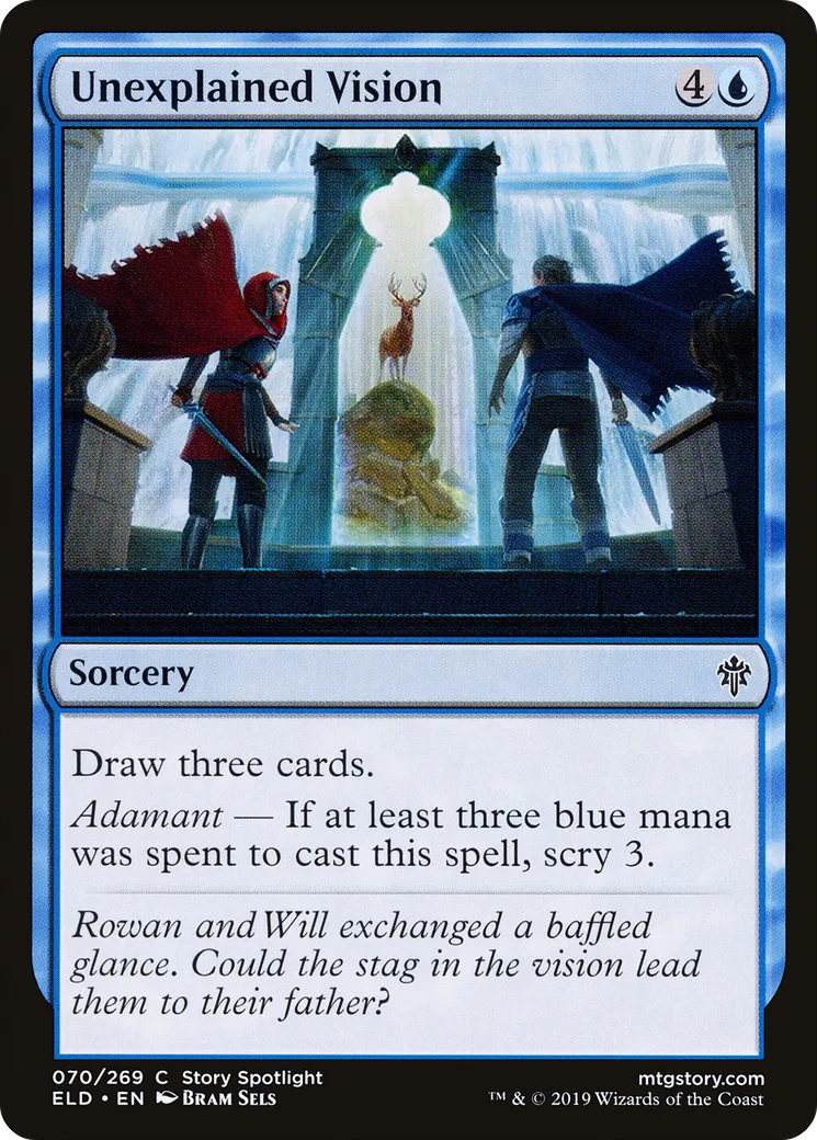 Unexplained Vision — Throne of Eldraine — Magic: The Gathering