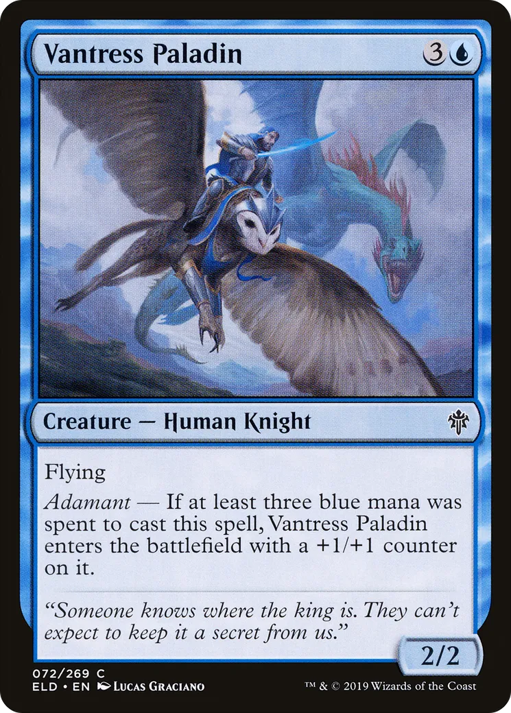 Vantress Paladin — Throne of Eldraine — Magic: The Gathering
