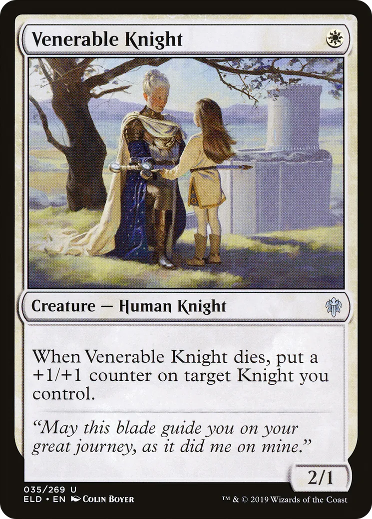Venerable Knight — Throne of Eldraine — Magic: The Gathering