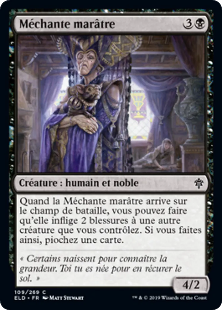 Méchante marâtre — Throne of Eldraine — Magic: The Gathering