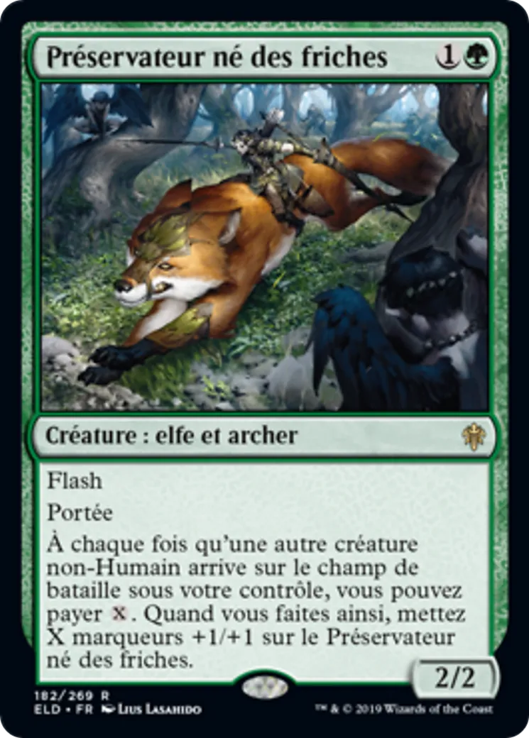 Préservateur né des friches — Throne of Eldraine — Magic: The Gathering
