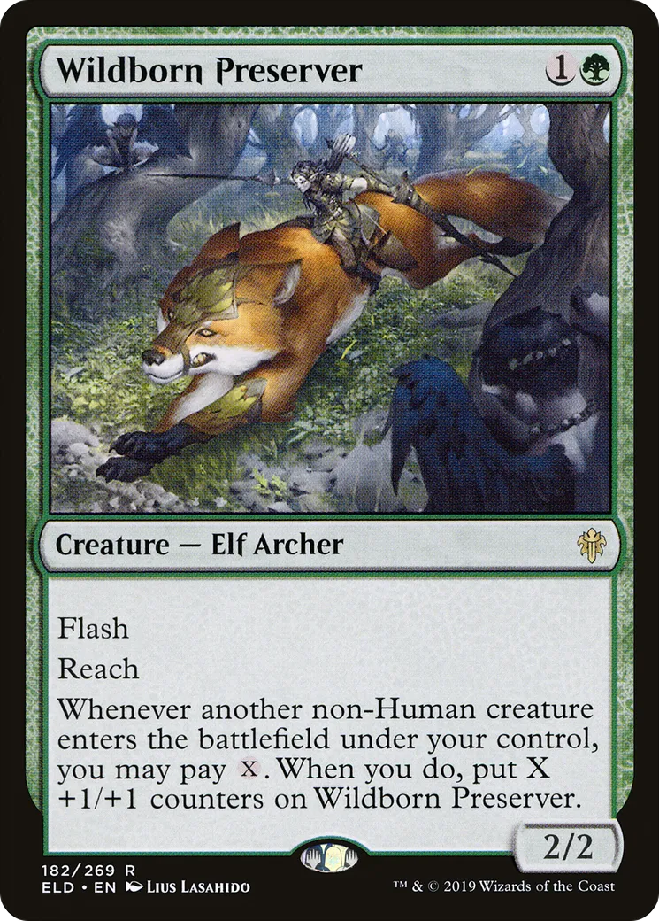 Wildborn Preserver — Throne of Eldraine — Magic: The Gathering