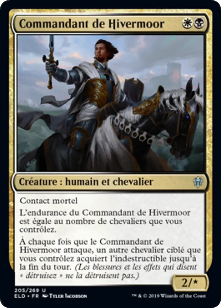 Commandant de Hivermoor — Throne of Eldraine — Magic: The Gathering