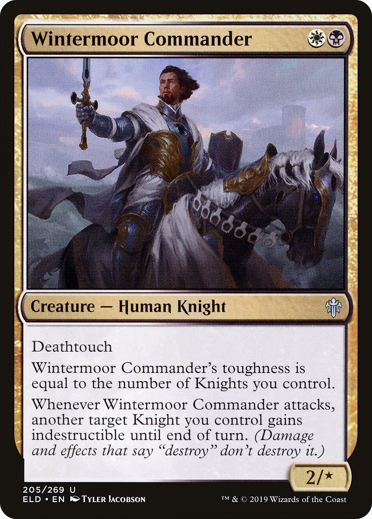 Wintermoor Commander — Throne of Eldraine — Magic: The Gathering