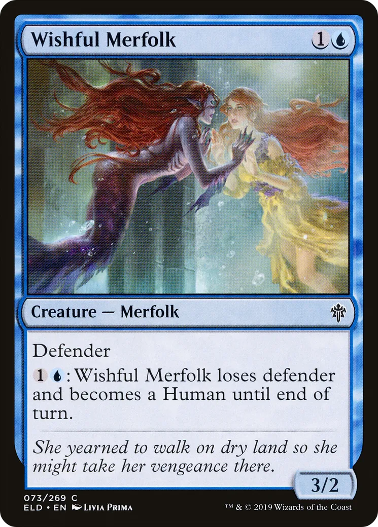 Wishful Merfolk — Throne of Eldraine — Magic: The Gathering