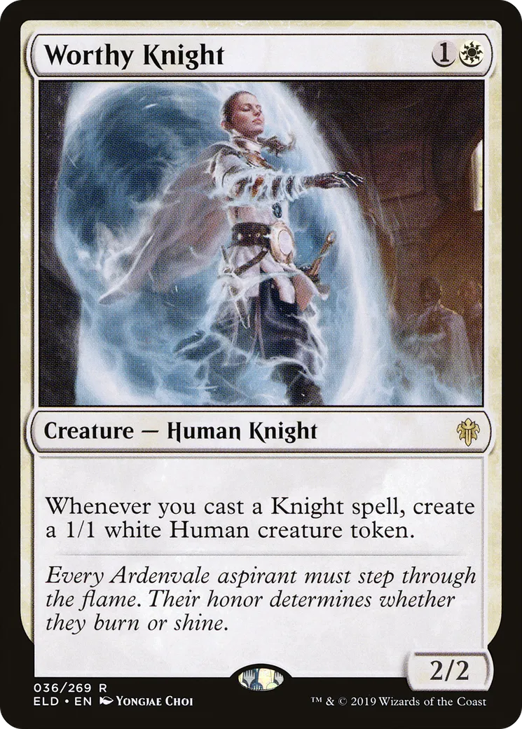 Worthy Knight — Throne of Eldraine — Magic: The Gathering
