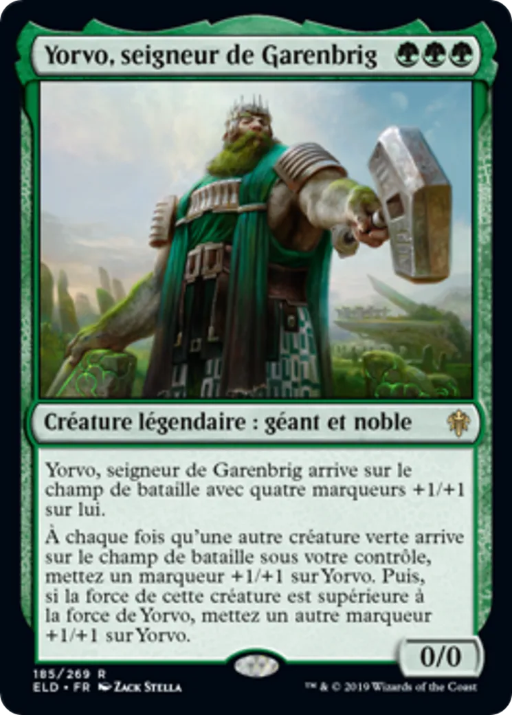Yorvo, seigneur de Garenbrig — Throne of Eldraine — Magic: The Gathering