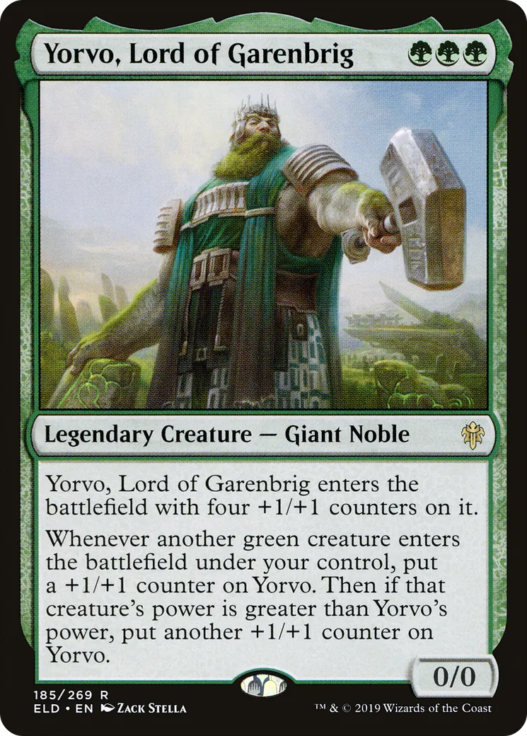 Yorvo, seigneur de Garenbrig — Throne of Eldraine — Magic: The Gathering