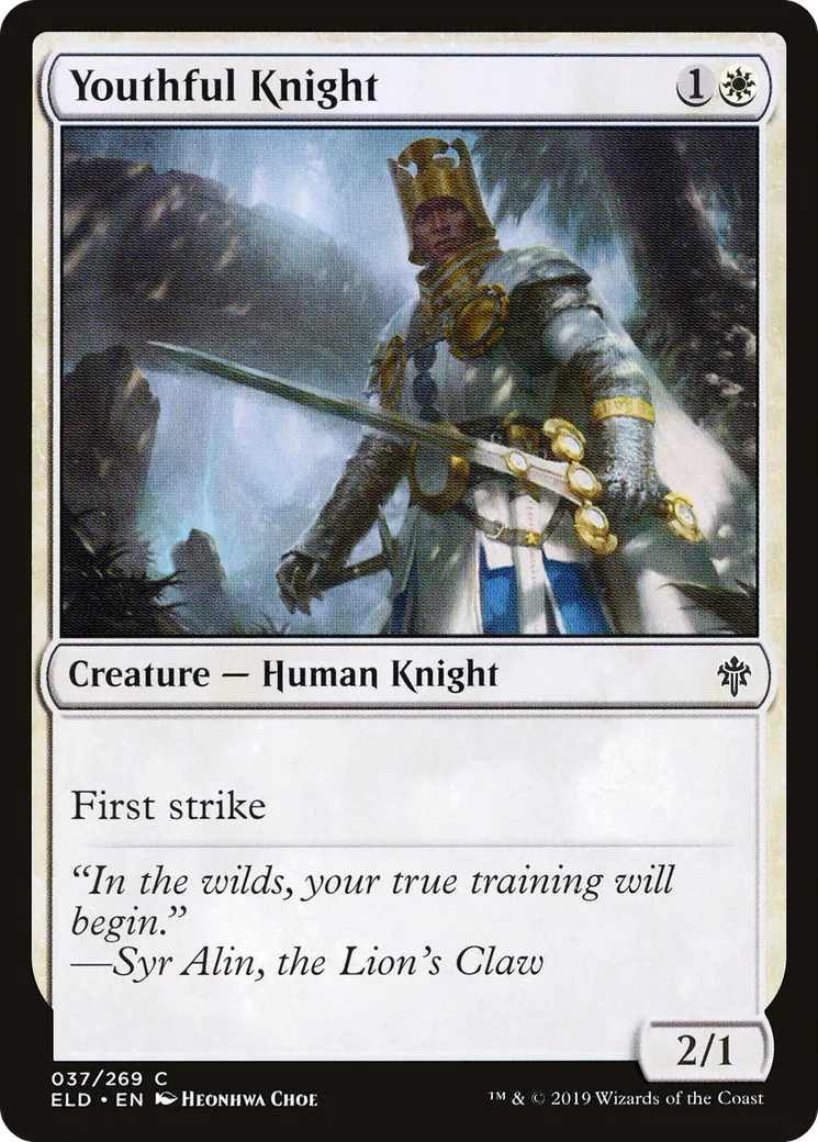 Youthful Knight — Throne of Eldraine — Magic: The Gathering