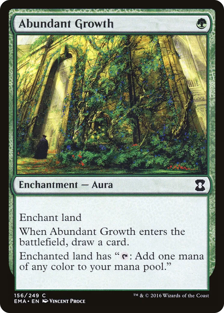 Abundant Growth — Eternal Masters — Magic: The Gathering