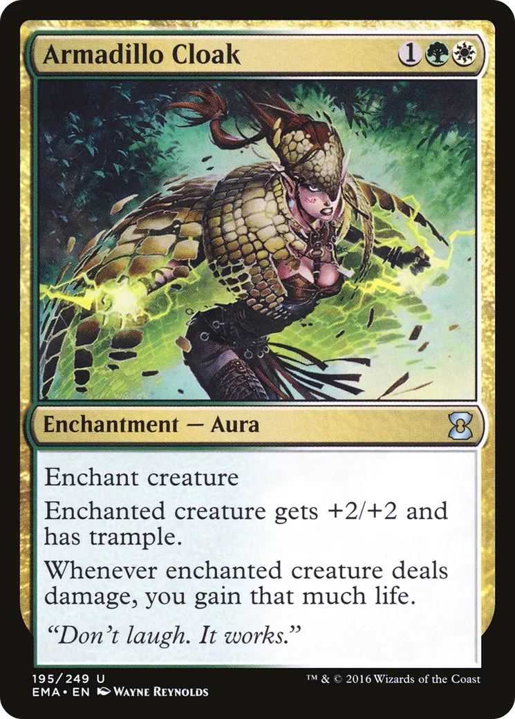 Armadillo Cloak — Eternal Masters — Magic: The Gathering