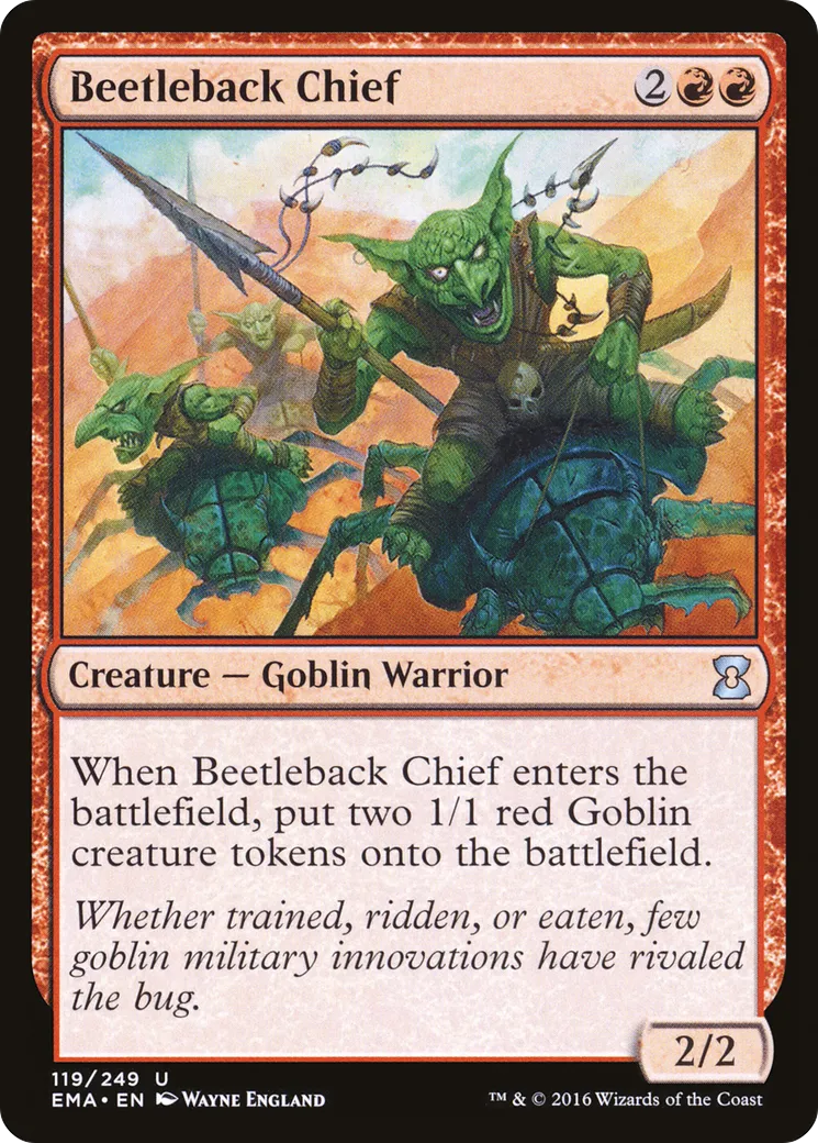 Beetleback Chief — Eternal Masters — Magic: The Gathering