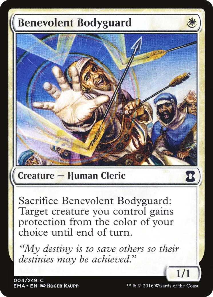 Benevolent Bodyguard — Eternal Masters — Magic: The Gathering
