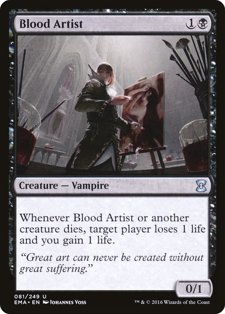 Blood Artist — Eternal Masters — Magic: The Gathering