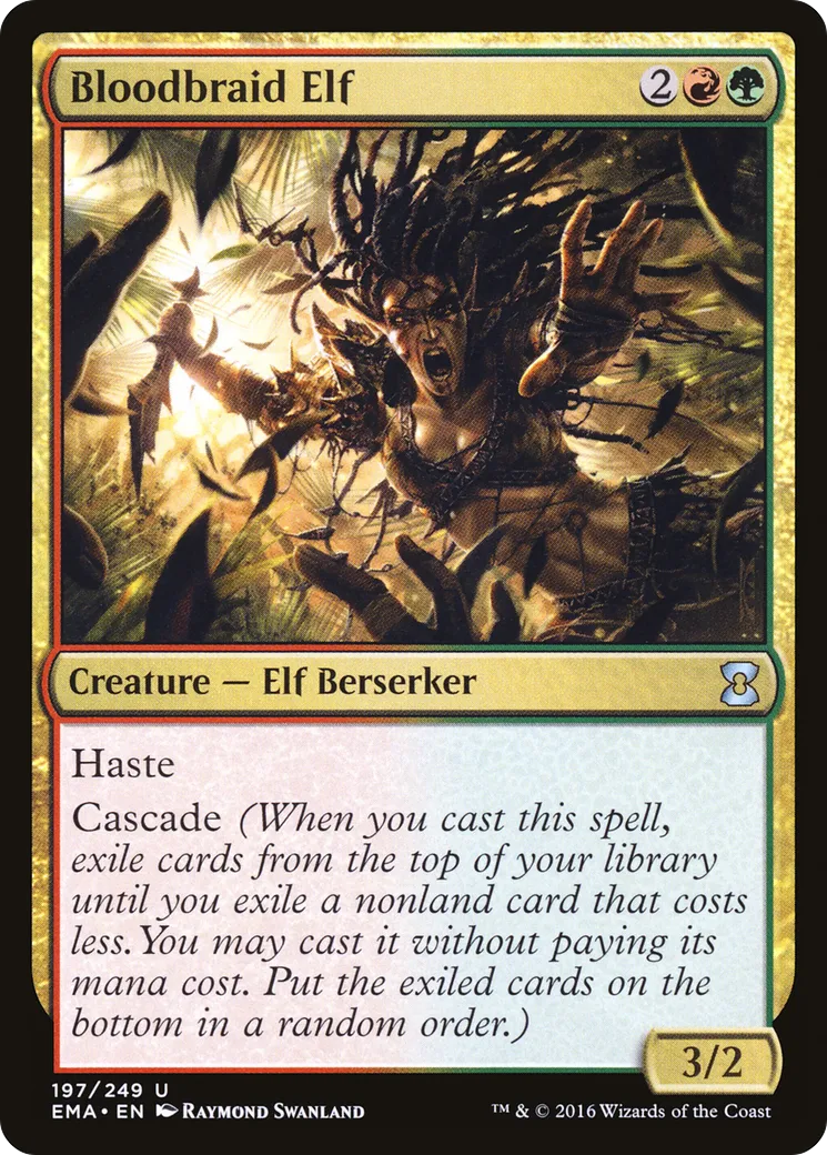 Elfe aux Nattes sanguinolentes — Eternal Masters — Magic: The Gathering