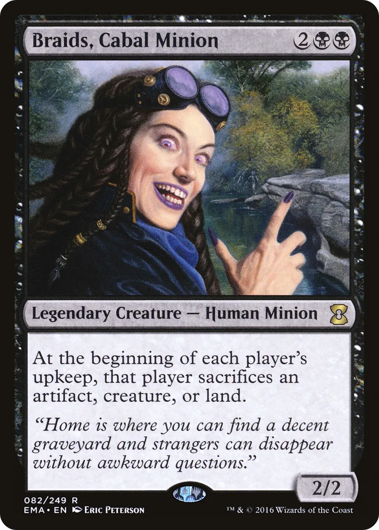 Braids, Cabal Minion — Eternal Masters — Magic: The Gathering