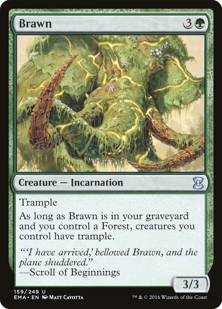 Brawn — Eternal Masters — Magic: The Gathering