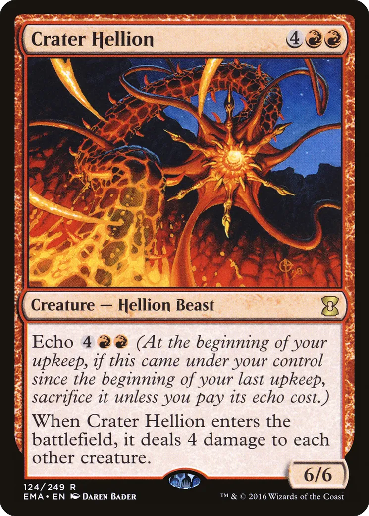 Crater Hellion — Eternal Masters — Magic: The Gathering
