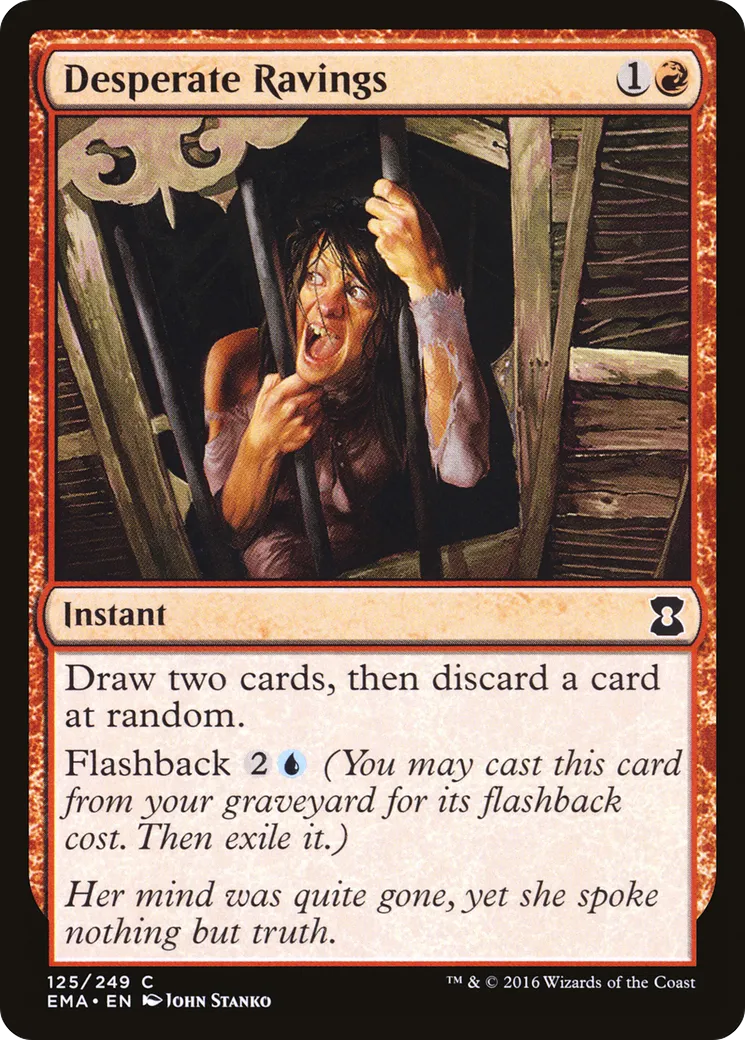 Desperate Ravings — Eternal Masters — Magic: The Gathering