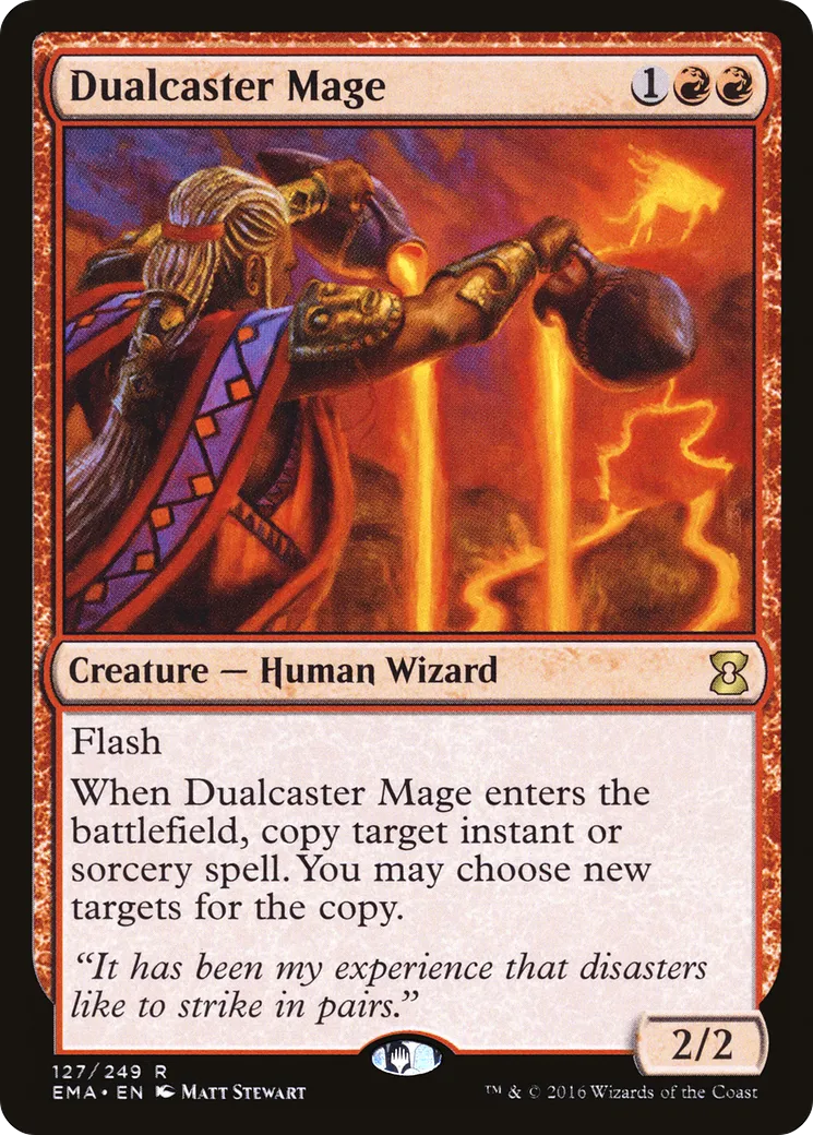 Dualcaster Mage — Eternal Masters — Magic: The Gathering