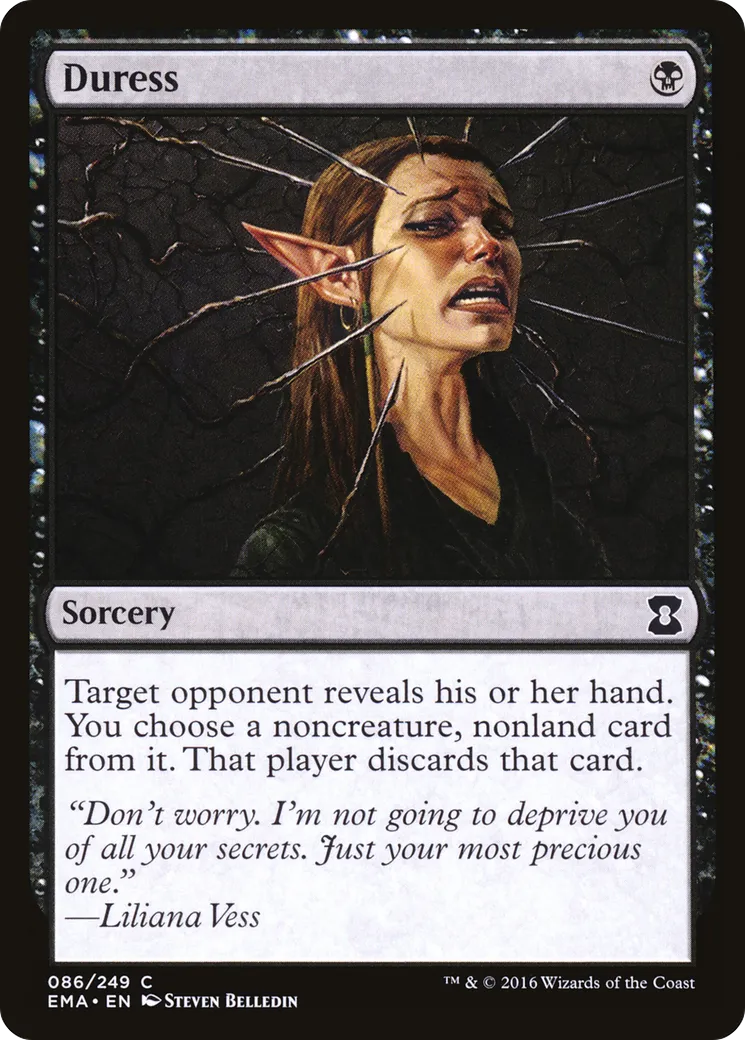 Duress — Eternal Masters — Magic: The Gathering