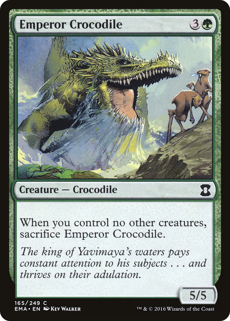Emperor Crocodile — Eternal Masters — Magic: The Gathering