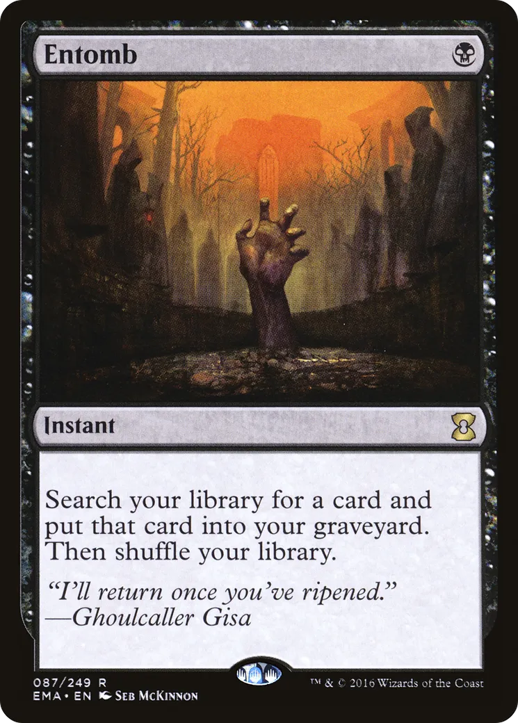 Ensevelissement — Eternal Masters — Magic: The Gathering