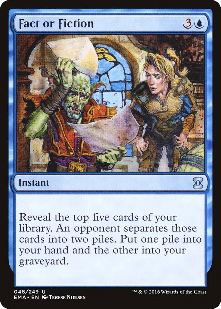 Fact or Fiction — Eternal Masters — Magic: The Gathering