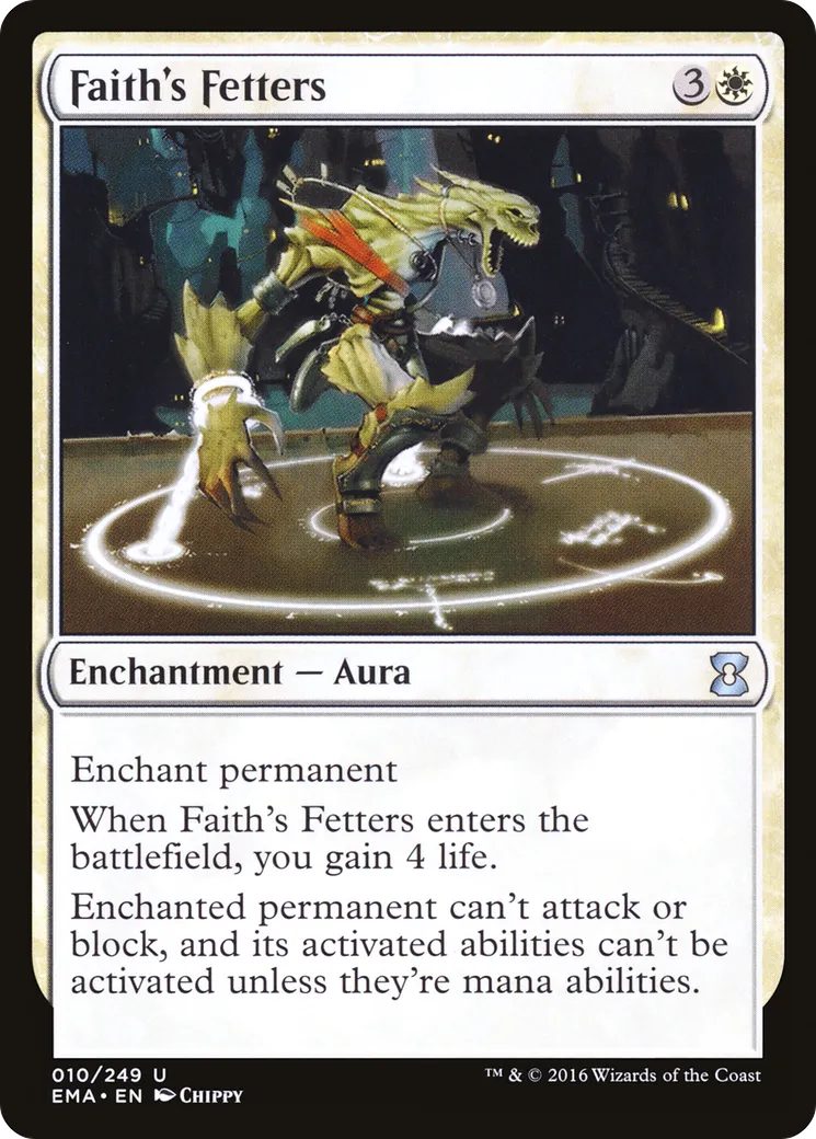 Faith's Fetters — Eternal Masters — Magic: The Gathering