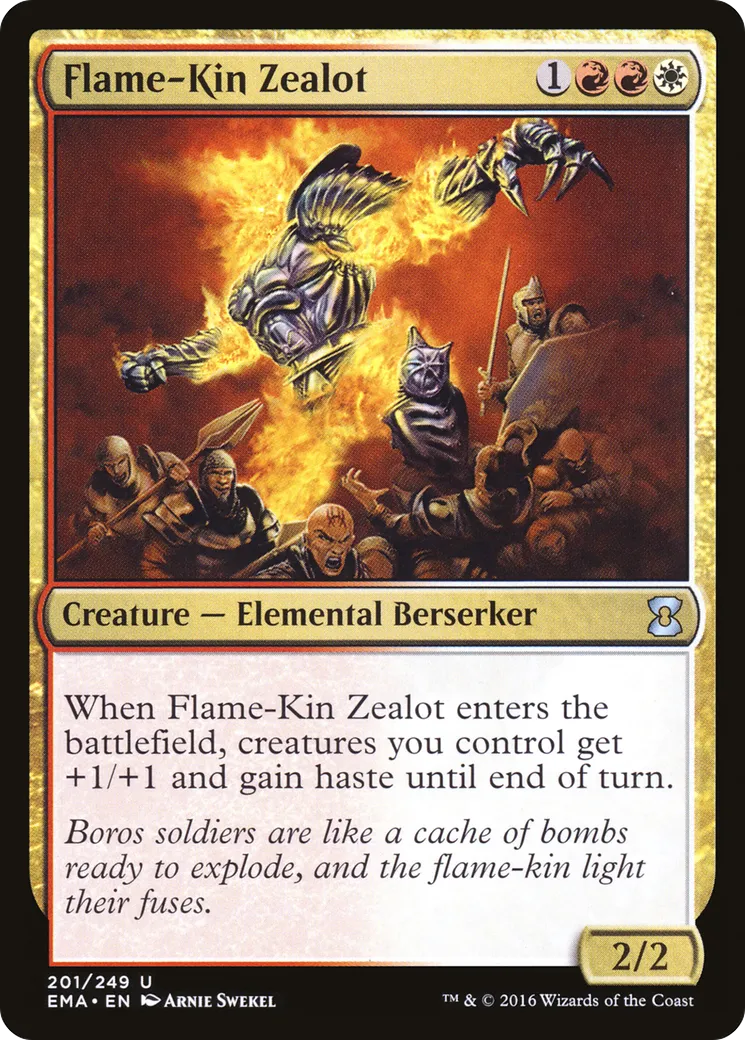 Flame-Kin Zealot — Eternal Masters — Magic: The Gathering