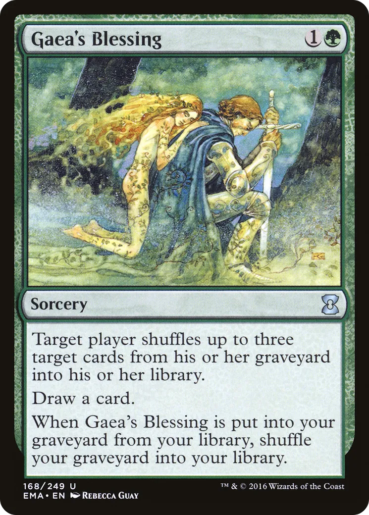 Gaea's Blessing — Eternal Masters — Magic: The Gathering