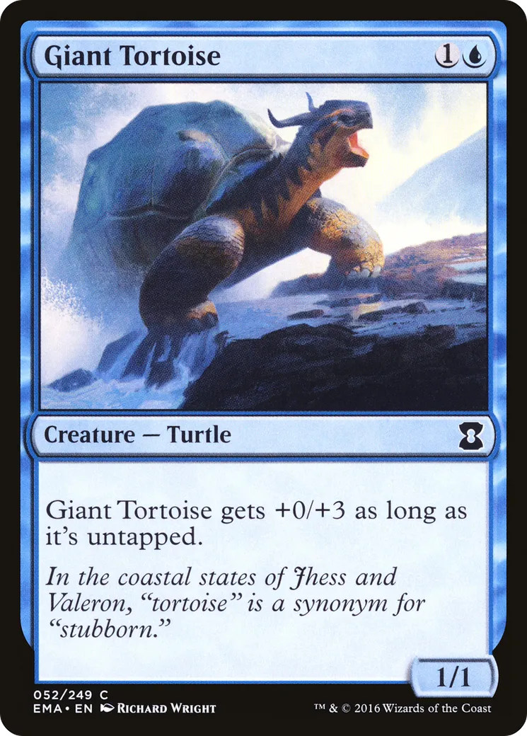 Giant Tortoise — Eternal Masters — Magic: The Gathering