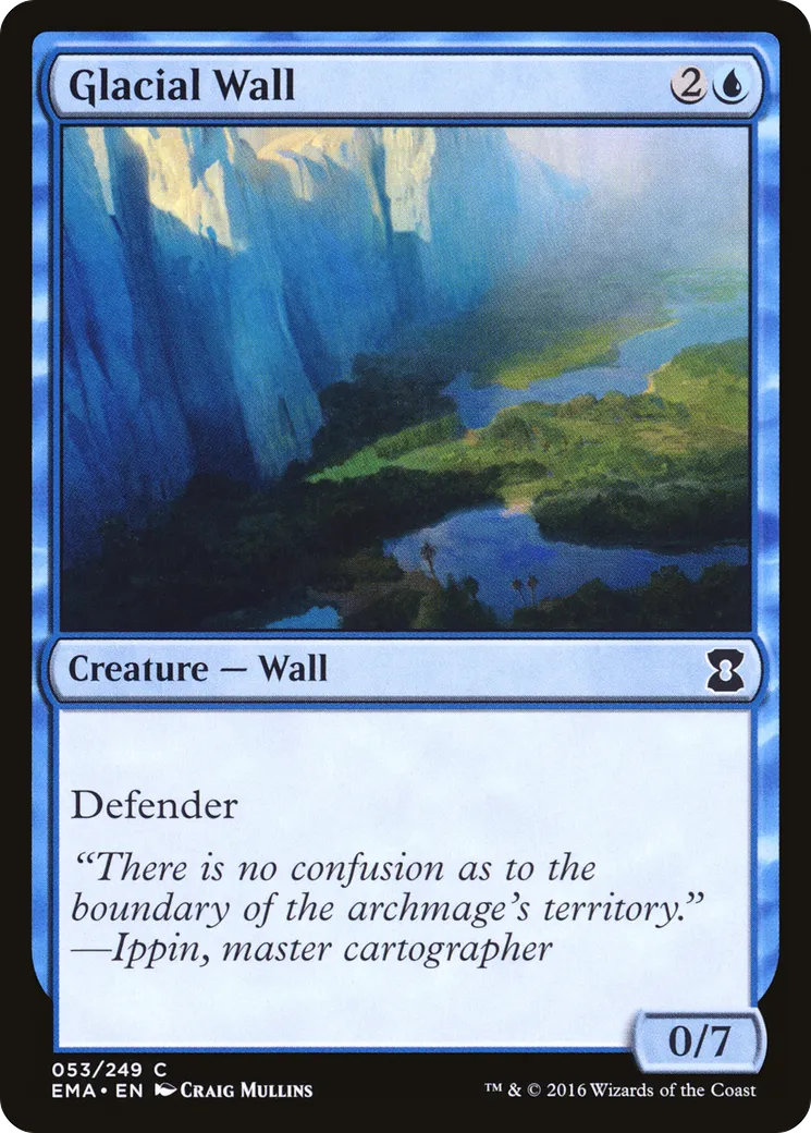 Mur glaciaire — Eternal Masters — Magic: The Gathering