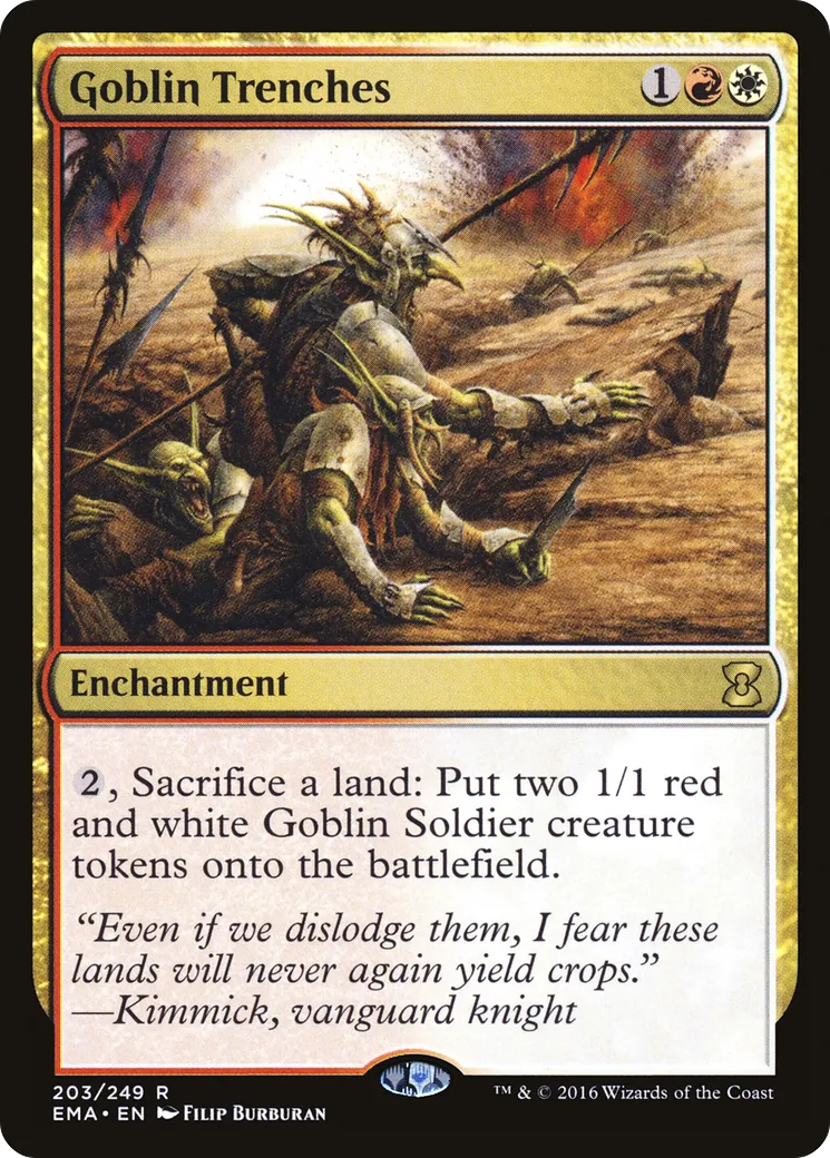 Tranchées des gobelins — Eternal Masters — Magic: The Gathering
