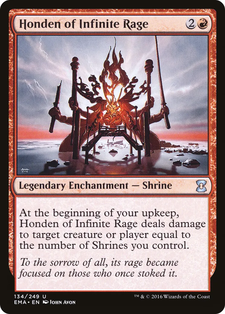 Honden of Infinite Rage — Eternal Masters — Magic: The Gathering