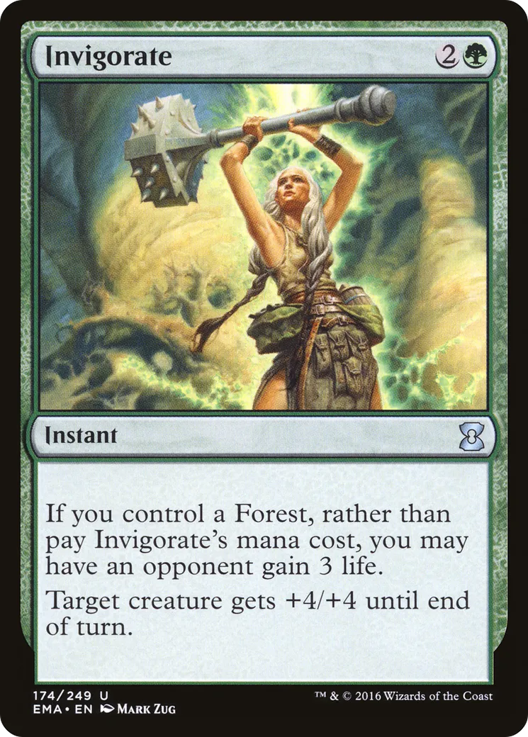 Invigorate — Eternal Masters — Magic: The Gathering
