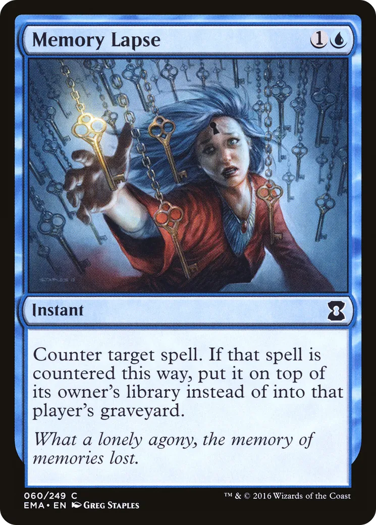 Memory Lapse from Eternal Masters - Magic: The Gathering