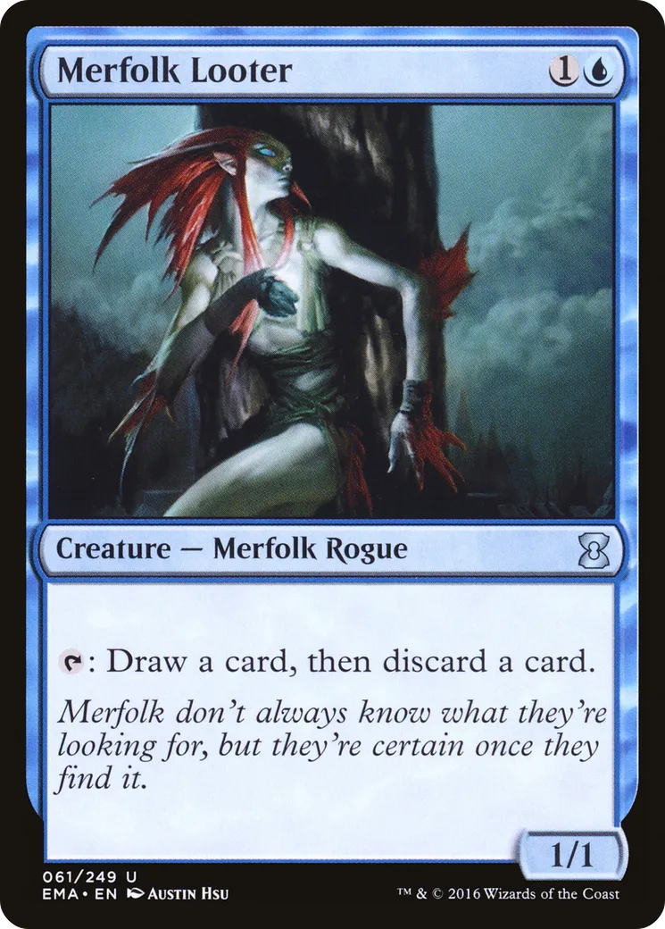 Merfolk Looter — Eternal Masters — Magic: The Gathering