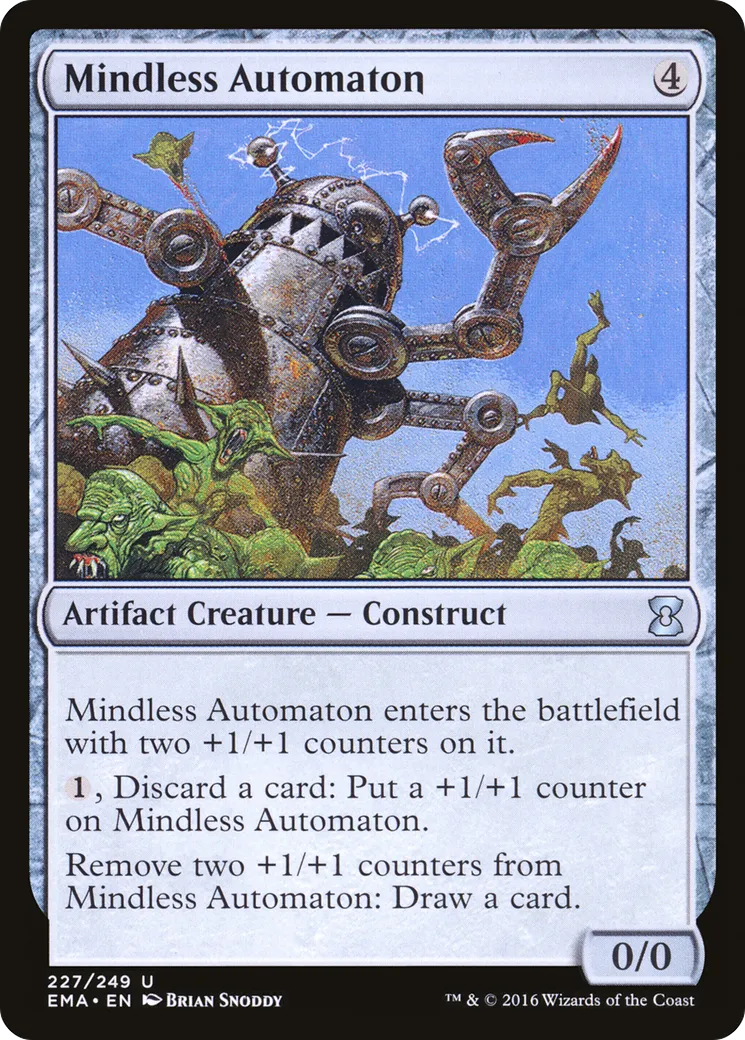 Mindless Automaton — Eternal Masters — Magic: The Gathering