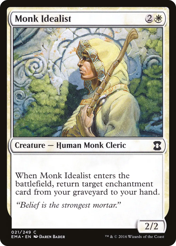 Moine idéaliste — Eternal Masters — Magic: The Gathering
