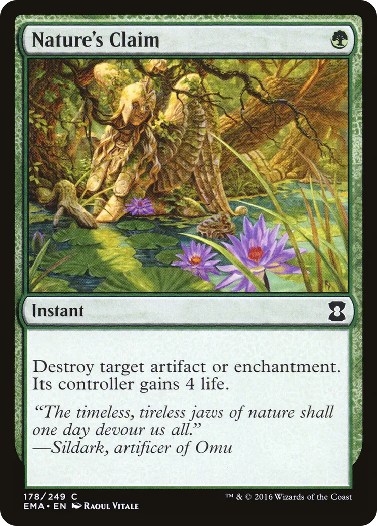 Revendication par la nature — Eternal Masters — Magic: The Gathering
