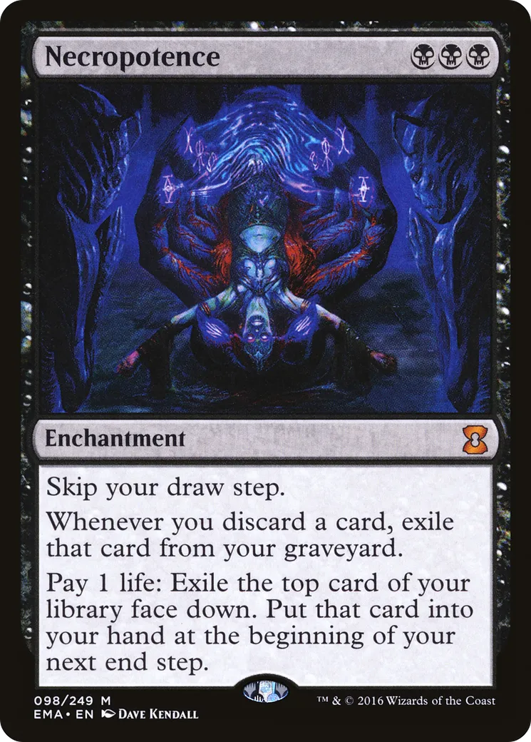 Necropotence — Eternal Masters — Magic: The Gathering
