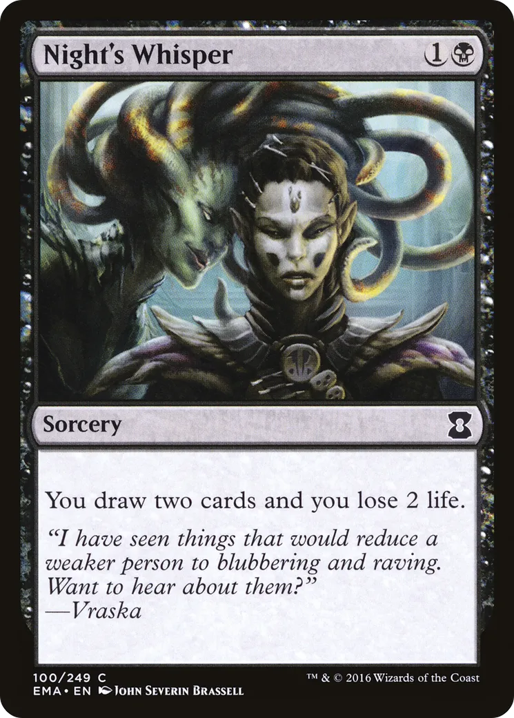 Night's Whisper — Eternal Masters — Magic: The Gathering