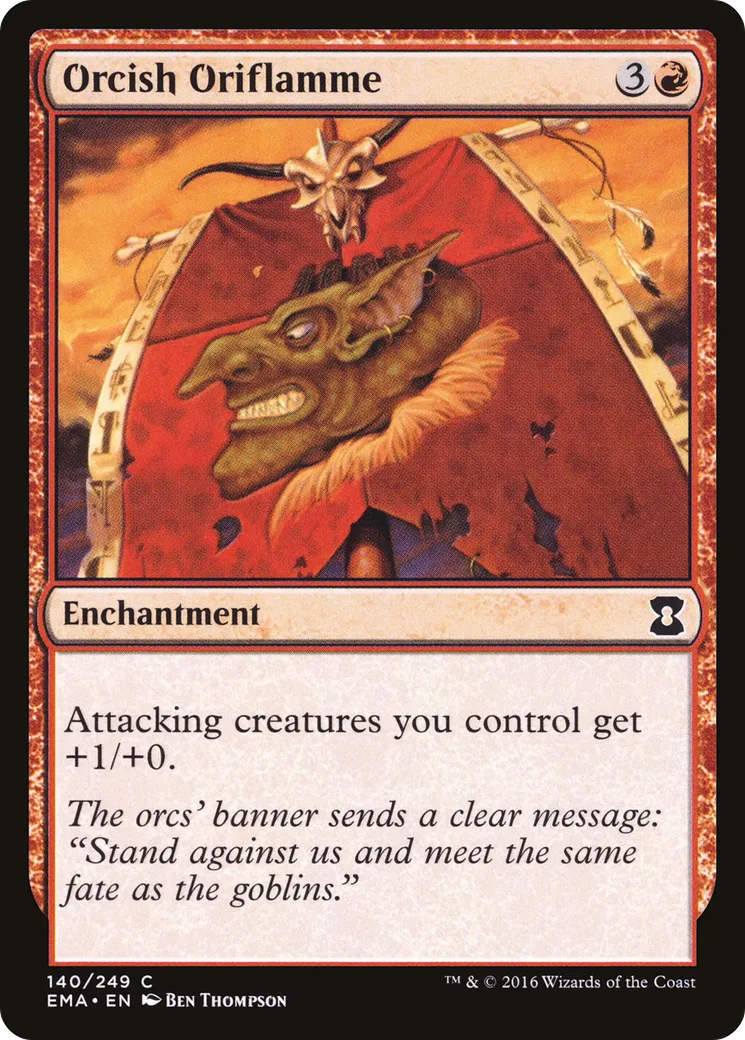 Oriflamme orque — Eternal Masters — Magic: The Gathering