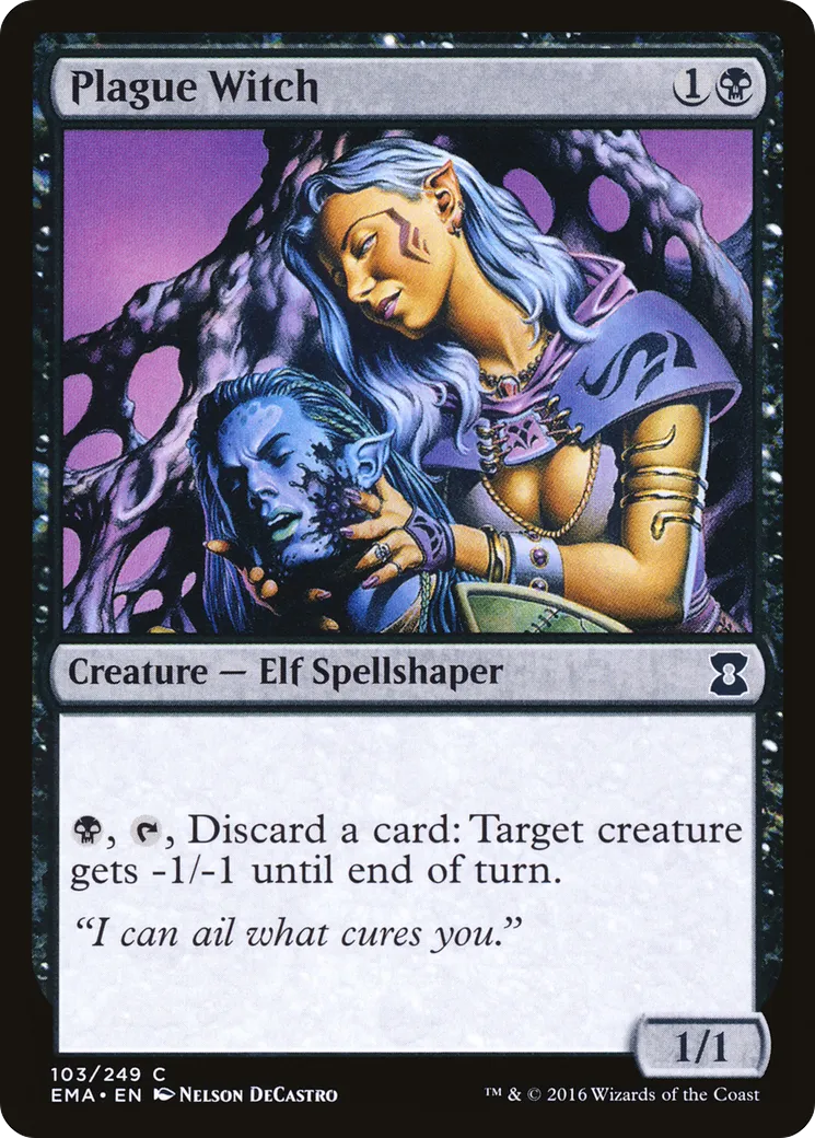 Sorcière de la peste — Eternal Masters — Magic: The Gathering