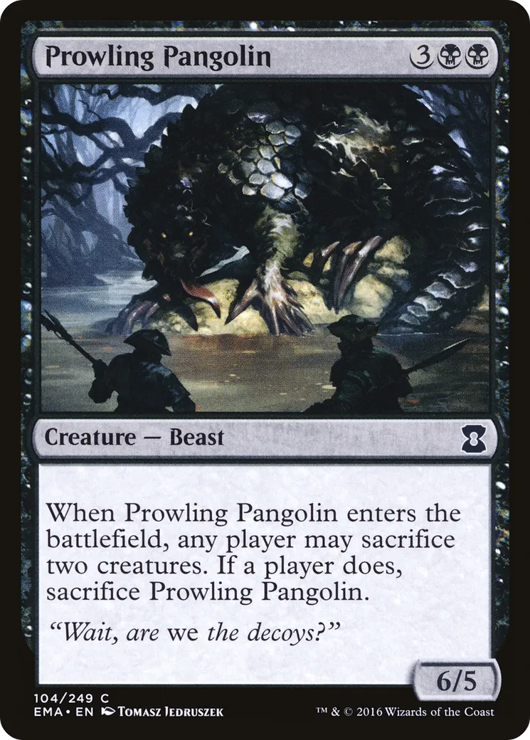 Prowling Pangolin — Eternal Masters — Magic: The Gathering